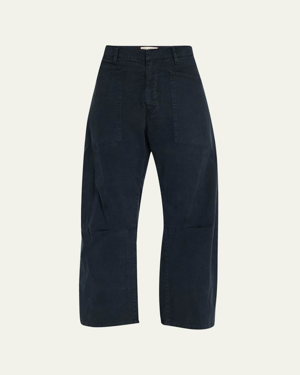 Shon Mid-Rise Cropped Pants