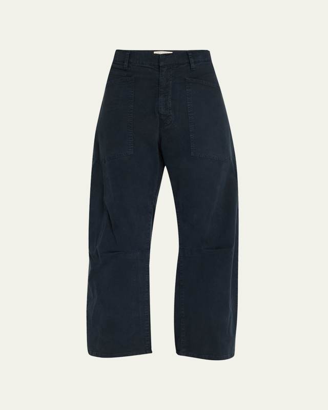 Shon Mid-Rise Cropped Pants