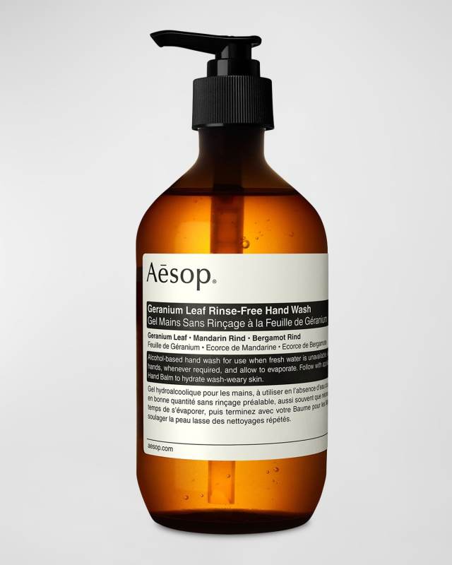 Geranium Leaf Rinse-Free Hand Wash, 16.9 oz./ 500 mL