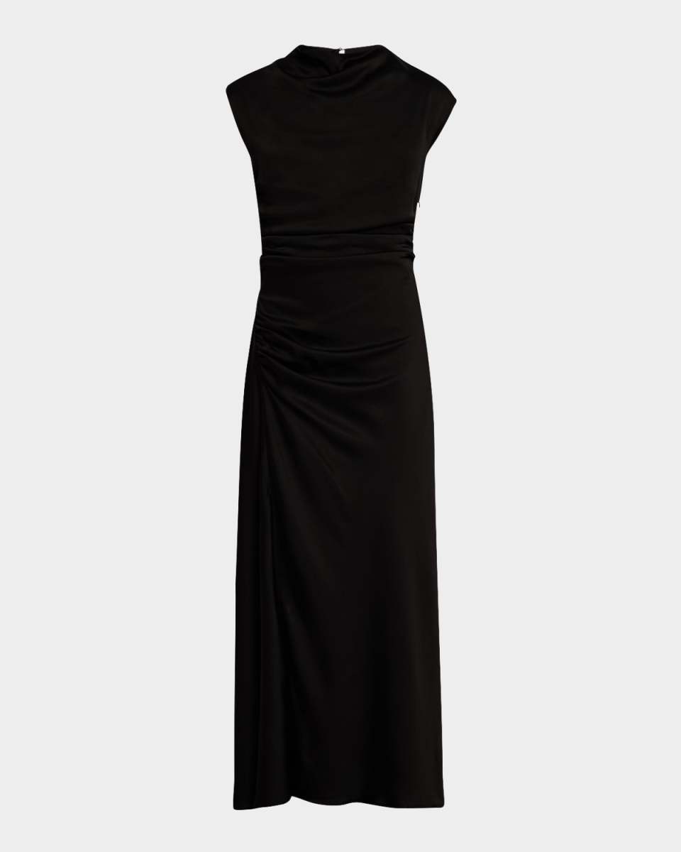 Burke Sleeveless Draped Maxi Dress