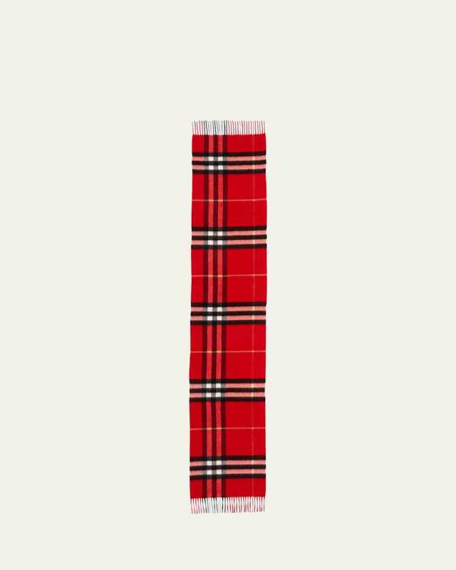 Classic Check Cashmere Scarf