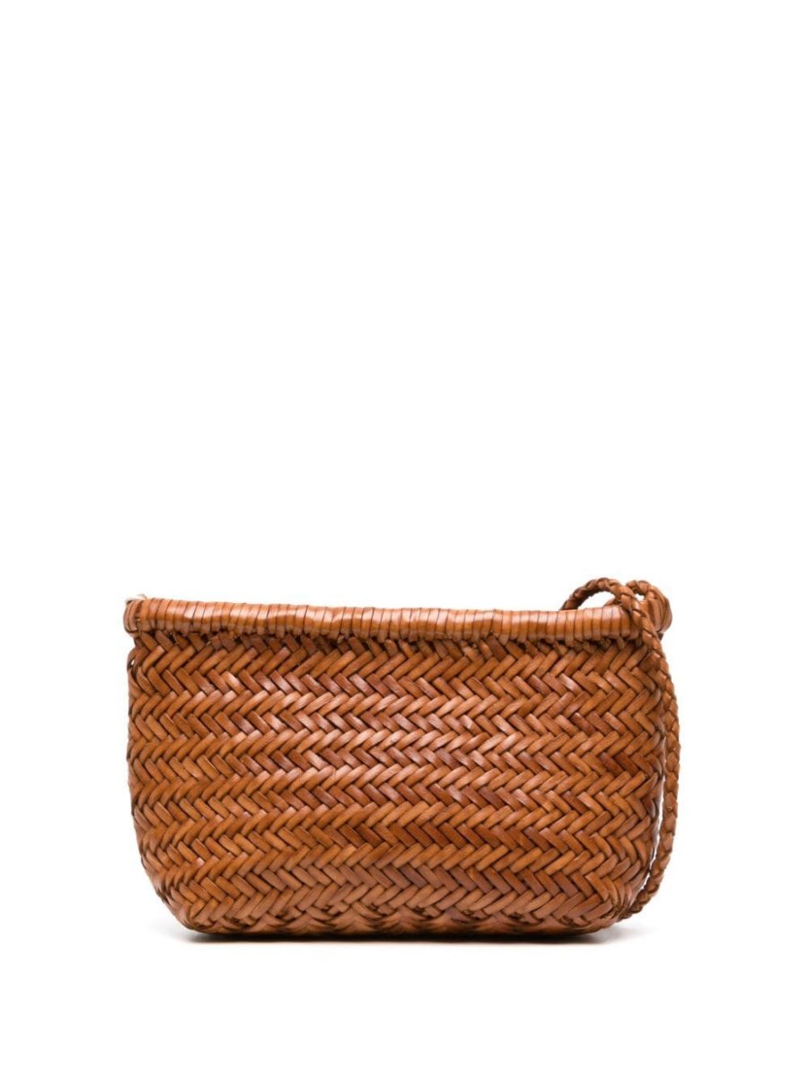 Minsu woven shoulder bag