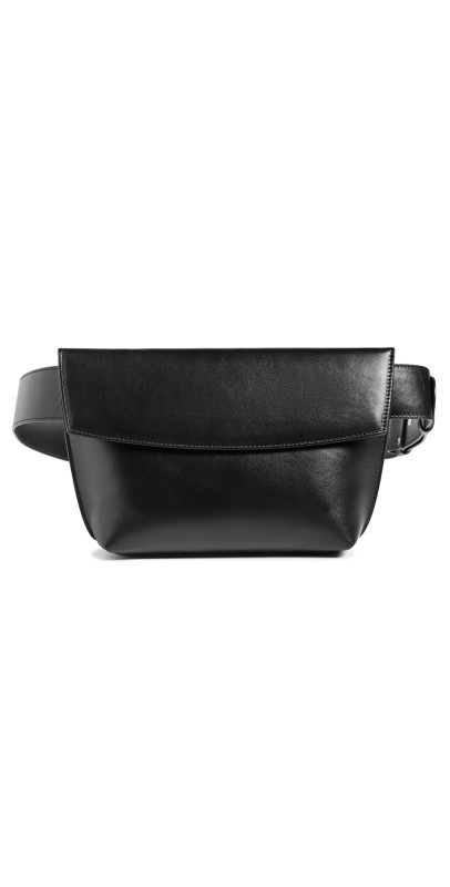 Yvonne Kone Large Yari Belt Bag Vitello Black