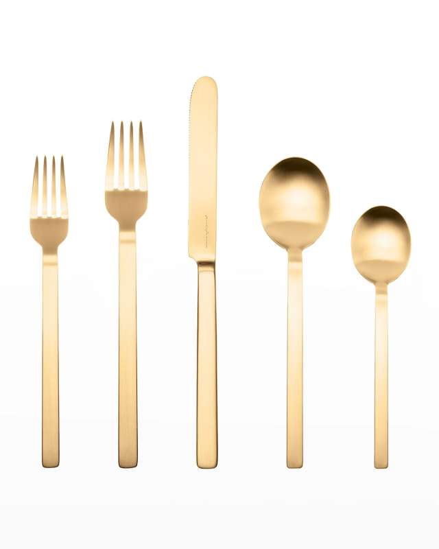 Stile Ice Oro 20-Piece Flatware Set