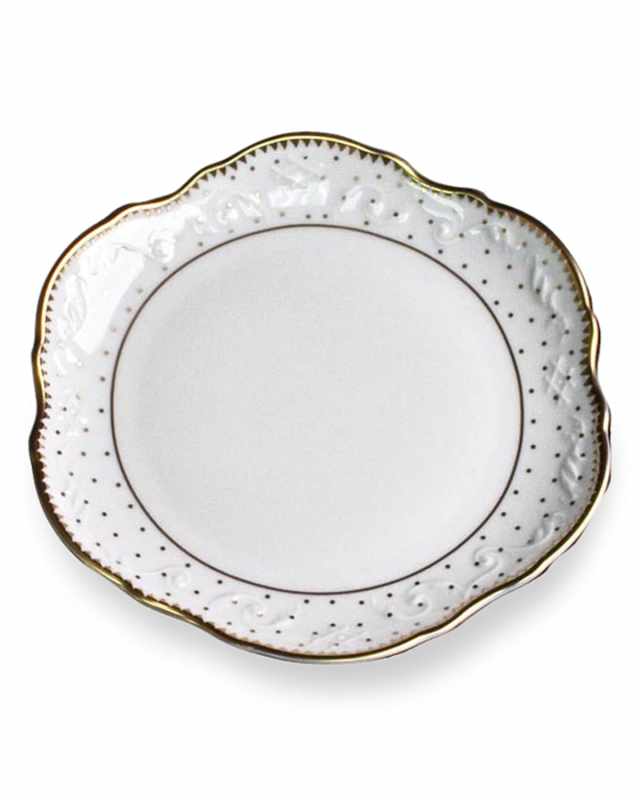 "Simply Anna Polka" Bread & Butter Plate