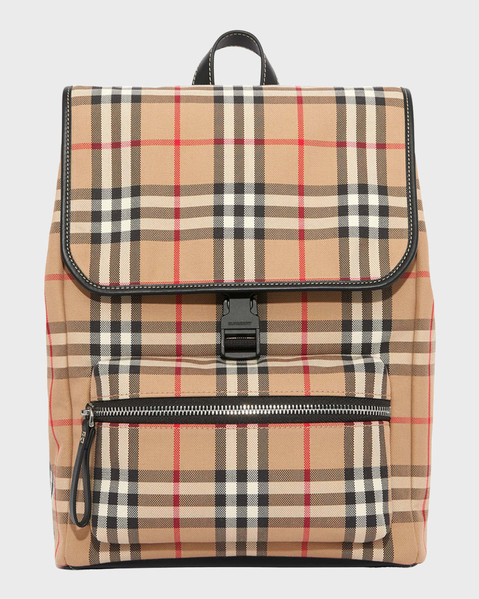 Kid's Dewey Vintage Check Backpack