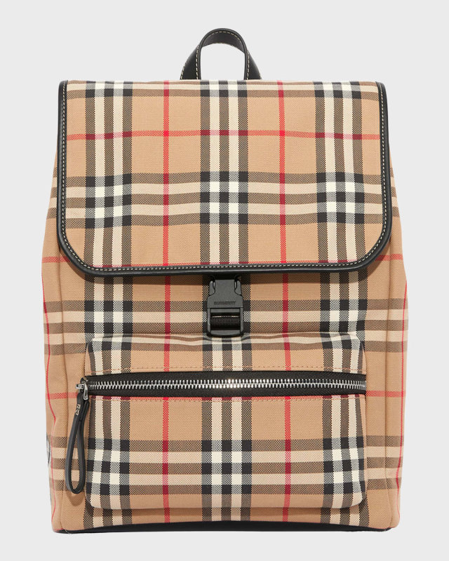 Kid's Dewey Vintage Check Backpack