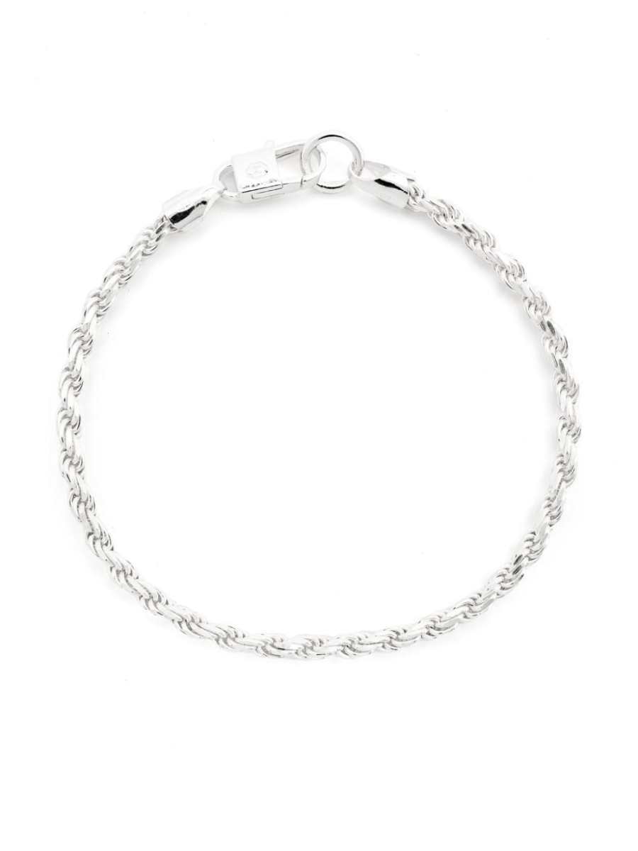 Rope sterling-silver bracelet