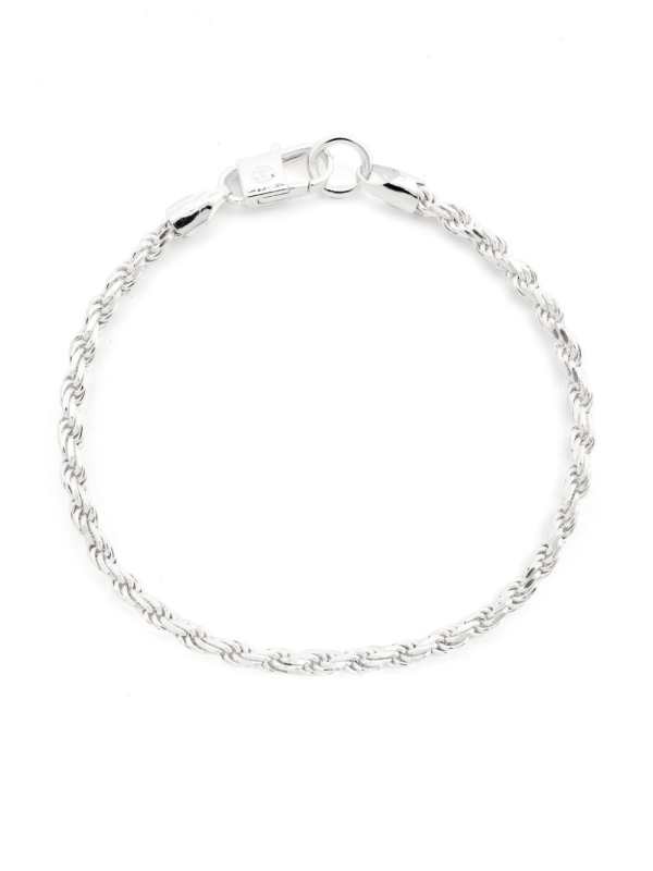 Rope sterling-silver bracelet
