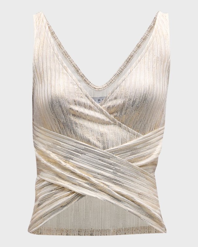 Iamovi Ribbed Crisscross Tank Top