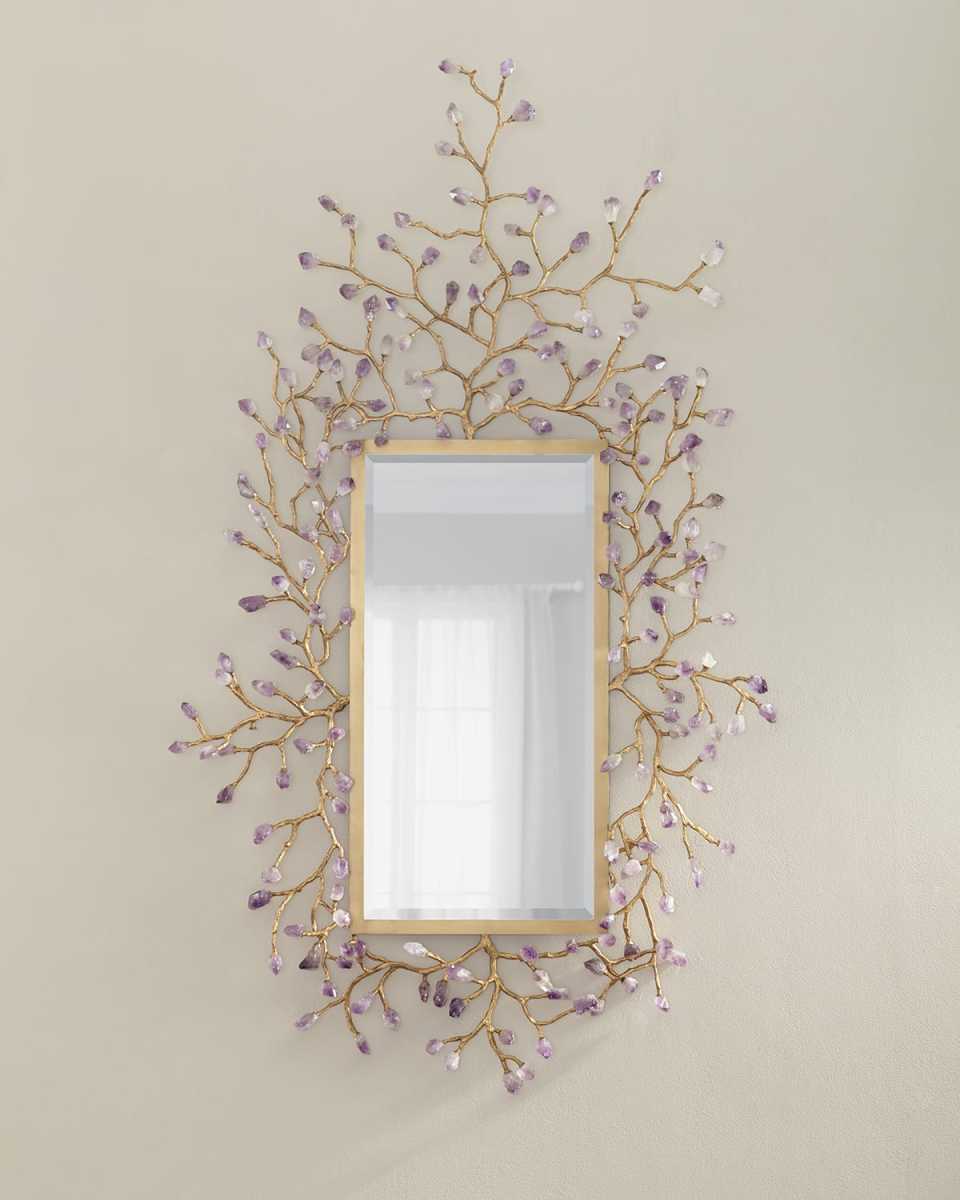 Budding Amethyst Mirror