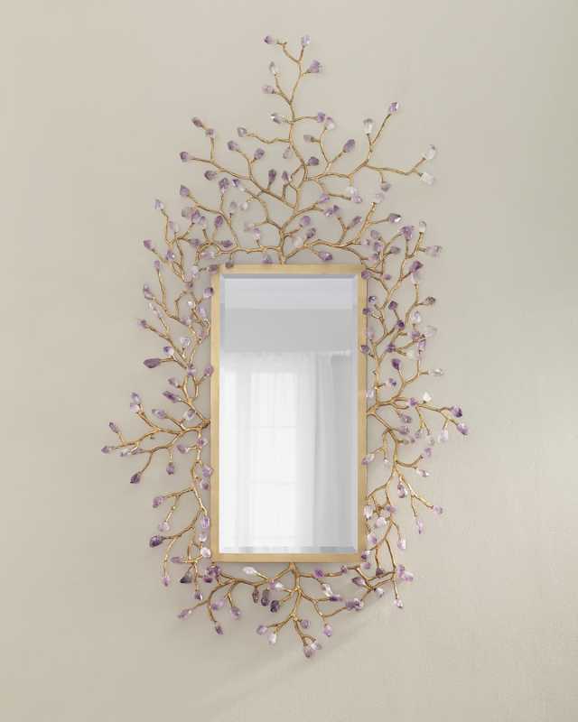 Budding Amethyst Mirror