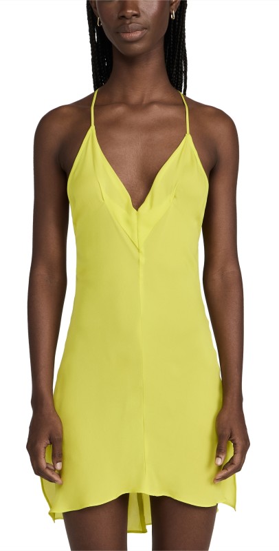 Suzy Black Cairo Slip Dress PETAL GREEN