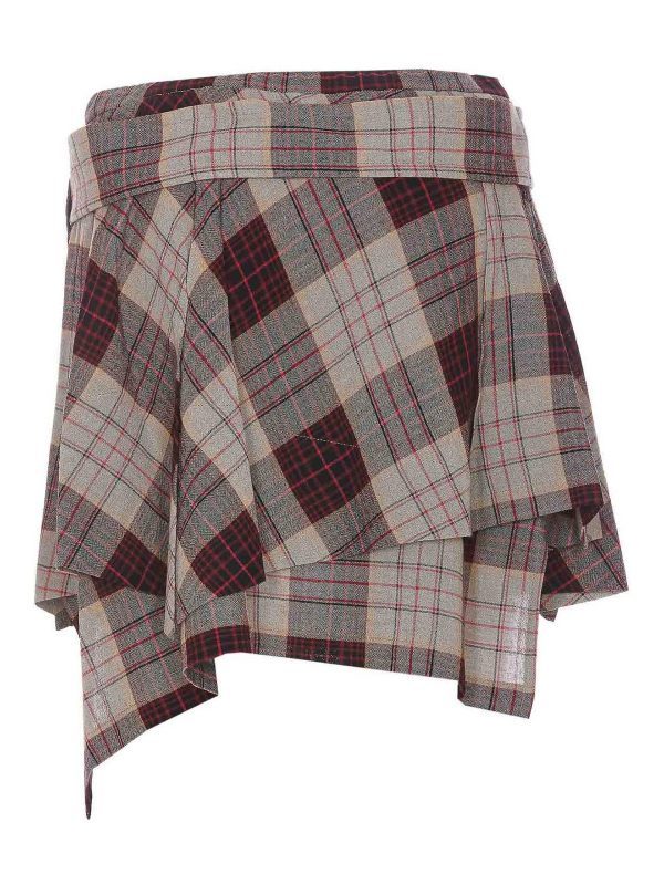 Vivienne Westwood Jupe Midi - Marron