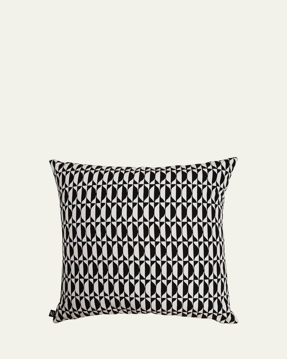 Geometric Outdoor Cushion, 24"Sq.