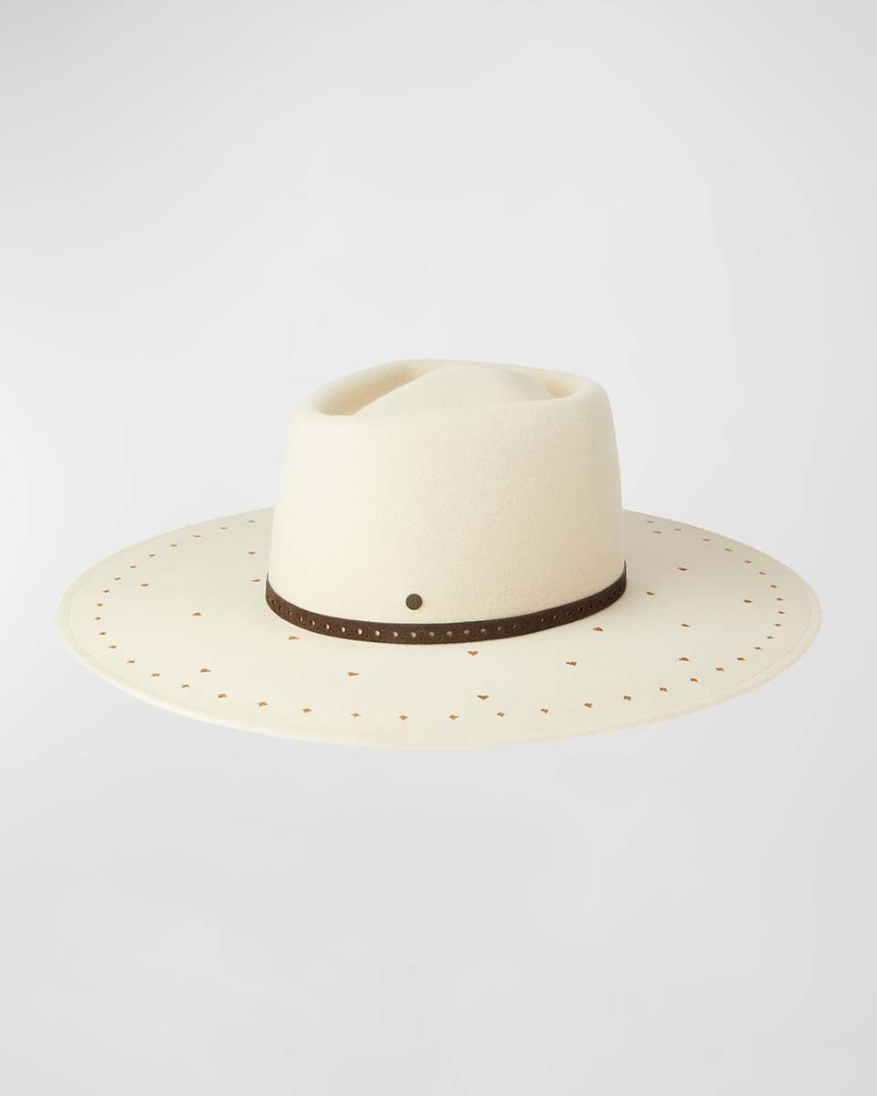 Brune Pyrography Felt Fedora