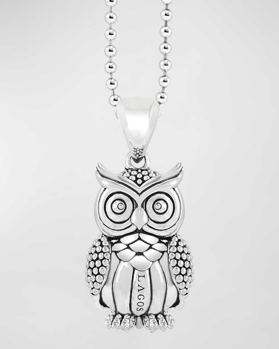Rare Wonders Owl Pendant Necklace
