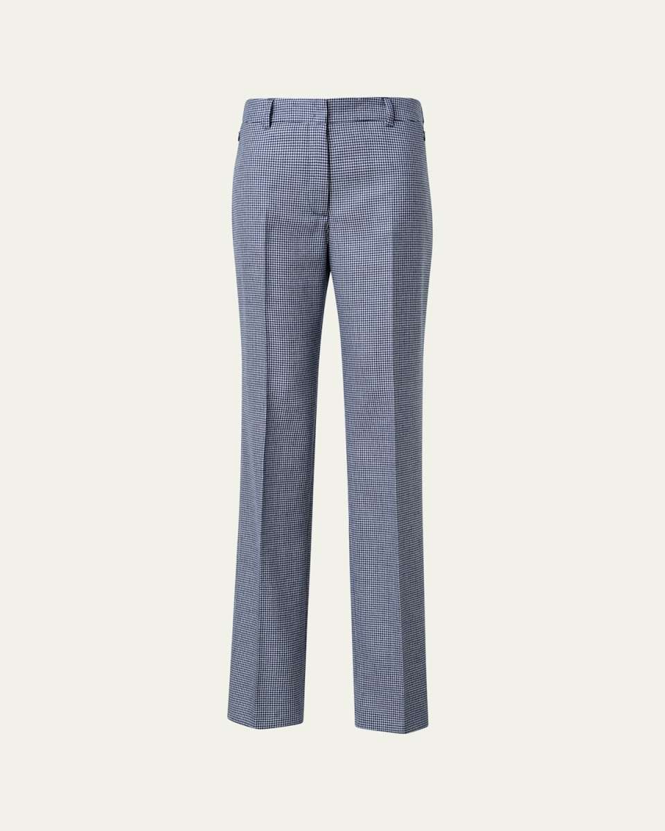 Cashmere Pepita Houndstooth Pants