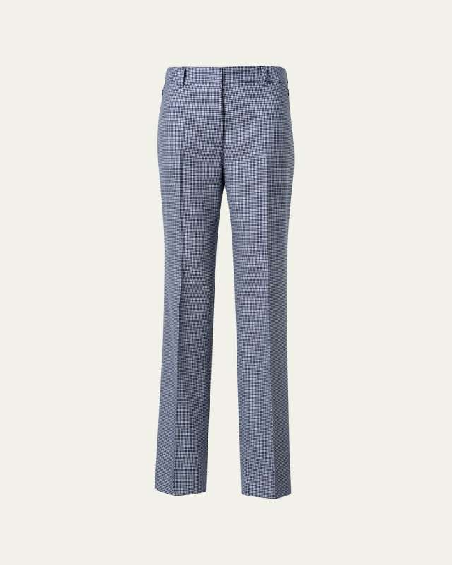 Cashmere Pepita Houndstooth Pants