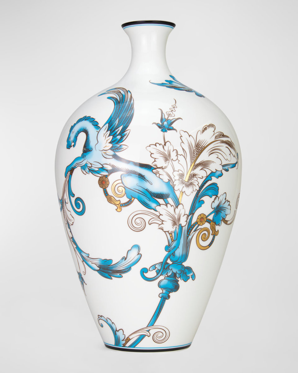 Florentine Turquoise 14" Vase