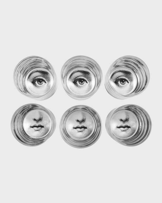 Set of 6 Glasses Occhio and Bocca
