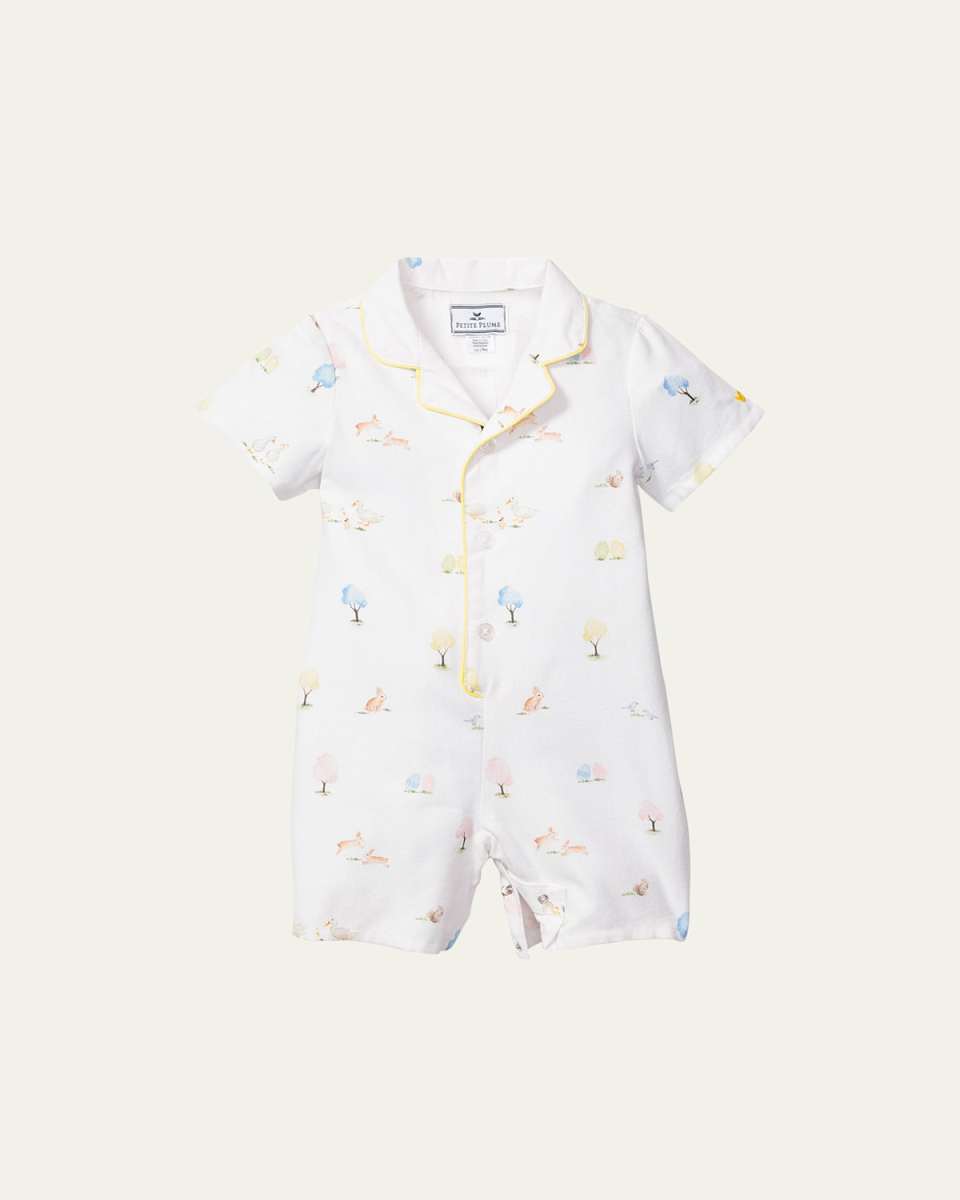 Kid's Easter Gardens Classic Romper, Size Newborn-24M