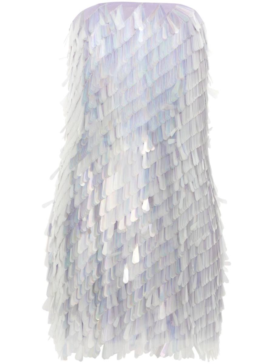 paillette-embellished mini dress