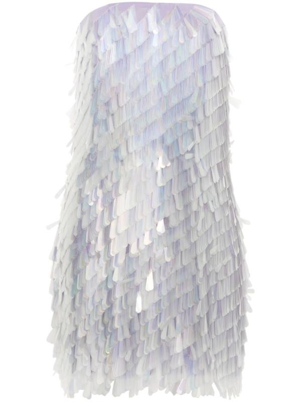paillette-embellished mini dress