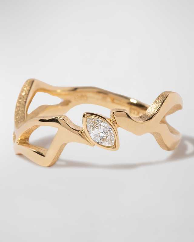 Kintsugi Single Diamond Ring II