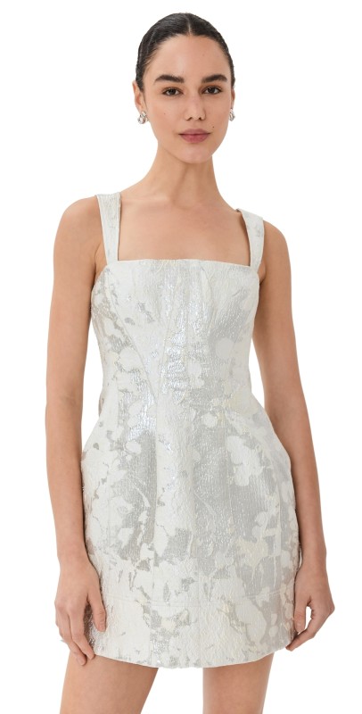 SIMKHAI Lydia Mini Dress Silver