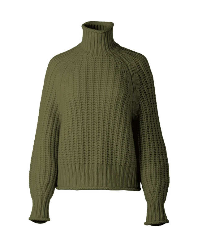 Ellis Sweater Dark Oliv