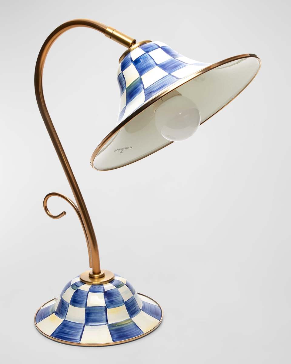 Royal Check 17.65" Desk Lamp