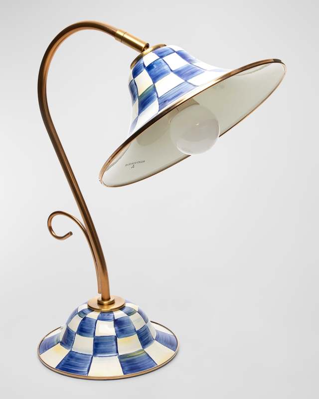 Royal Check 17.65" Desk Lamp