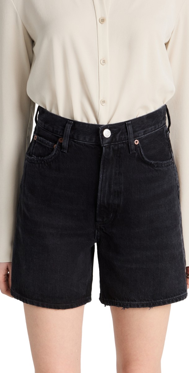 AGOLDE Stella High Rise Shorts Bat