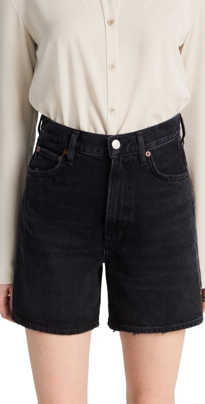 AGOLDE Stella High Rise Shorts Bat