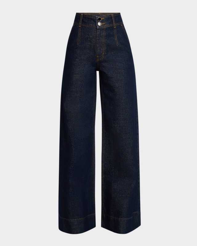 Mille High Rise Wide-Leg Jeans