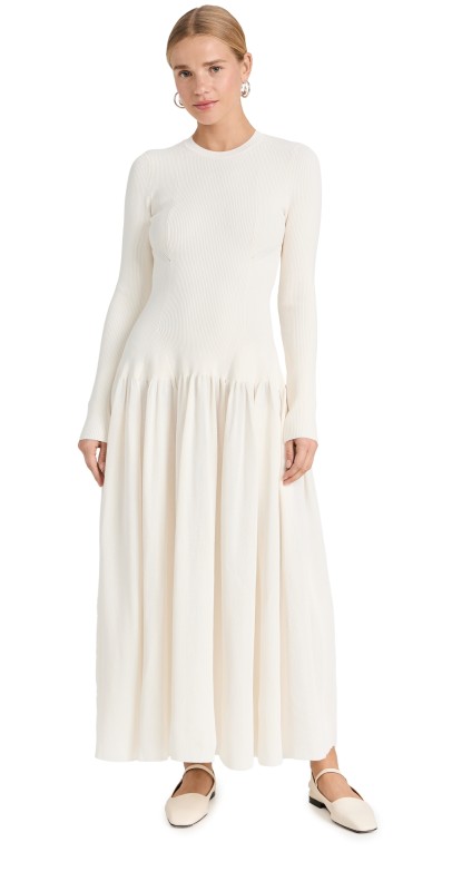 Altuzarra Denning Dress Natural White