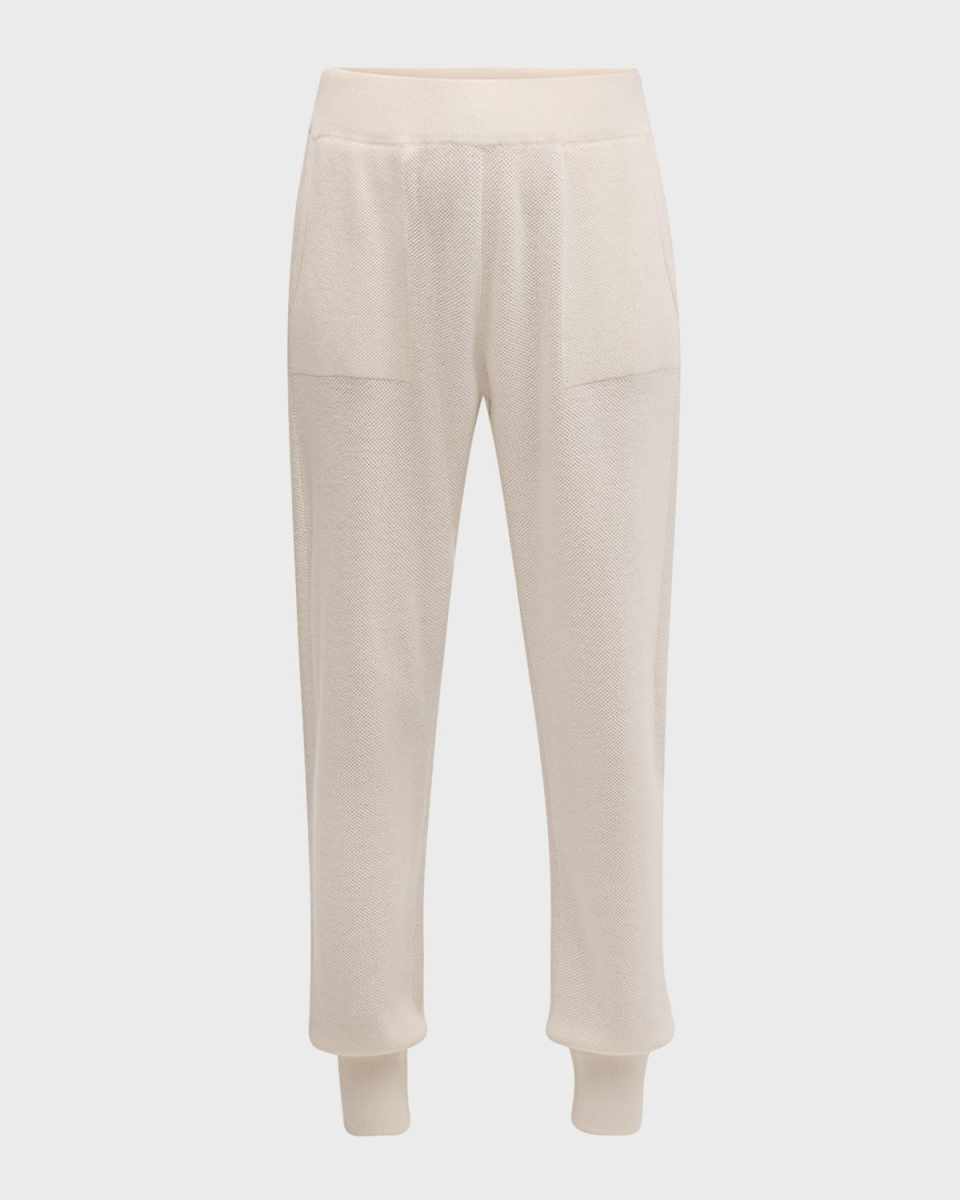 Cashmere Pique Knit Sport Joggers