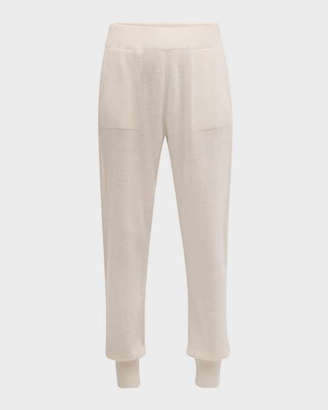 Cashmere Pique Knit Sport Joggers