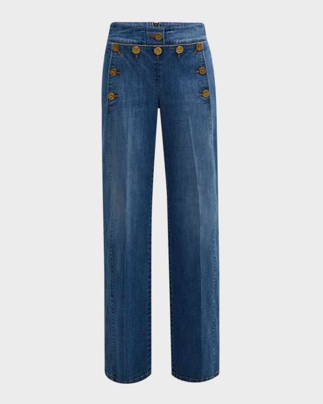 Sailor Buttoned Jeans