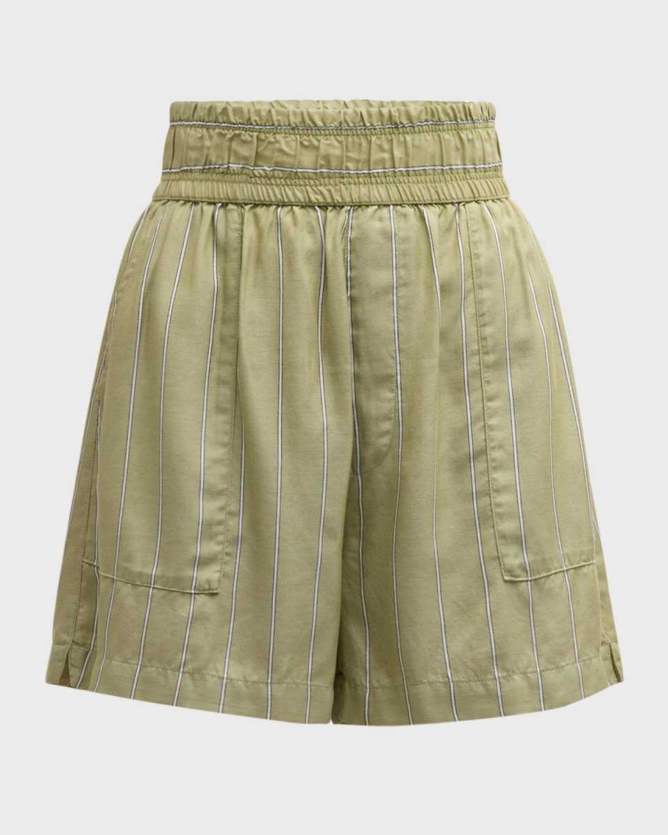Annie Stripe Pull-On Shorts