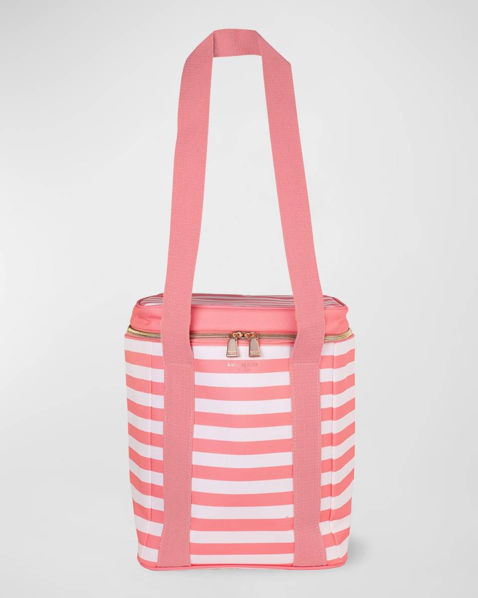 terrace stripe wine picnic cooler