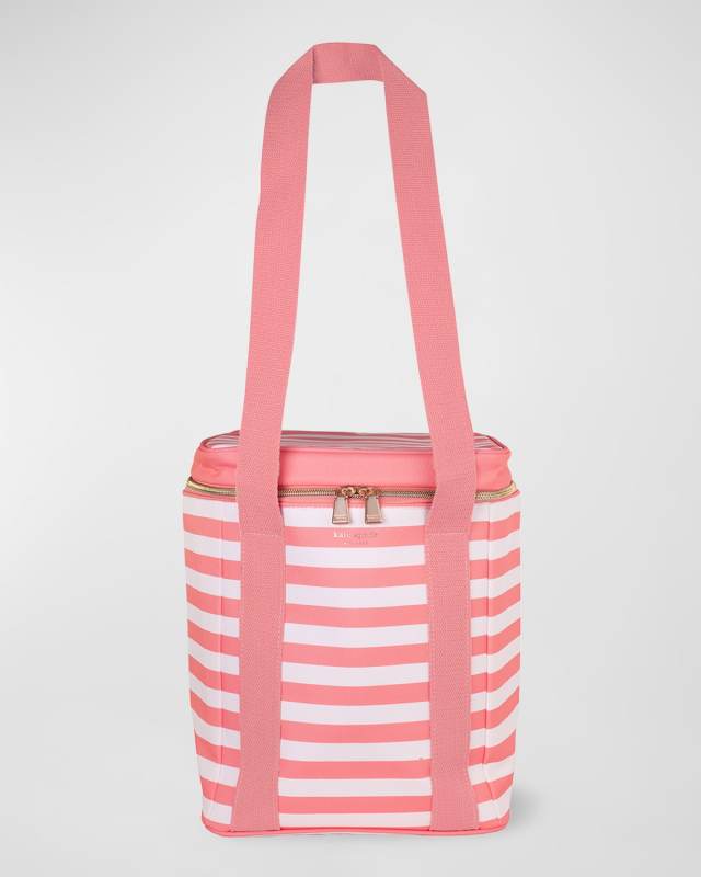 terrace stripe wine picnic cooler