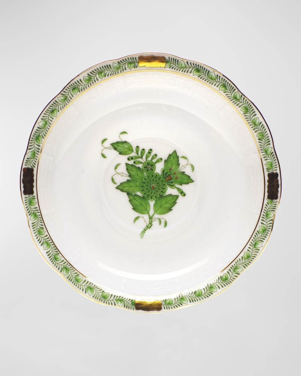 Green Chinese Bouquet Saucer