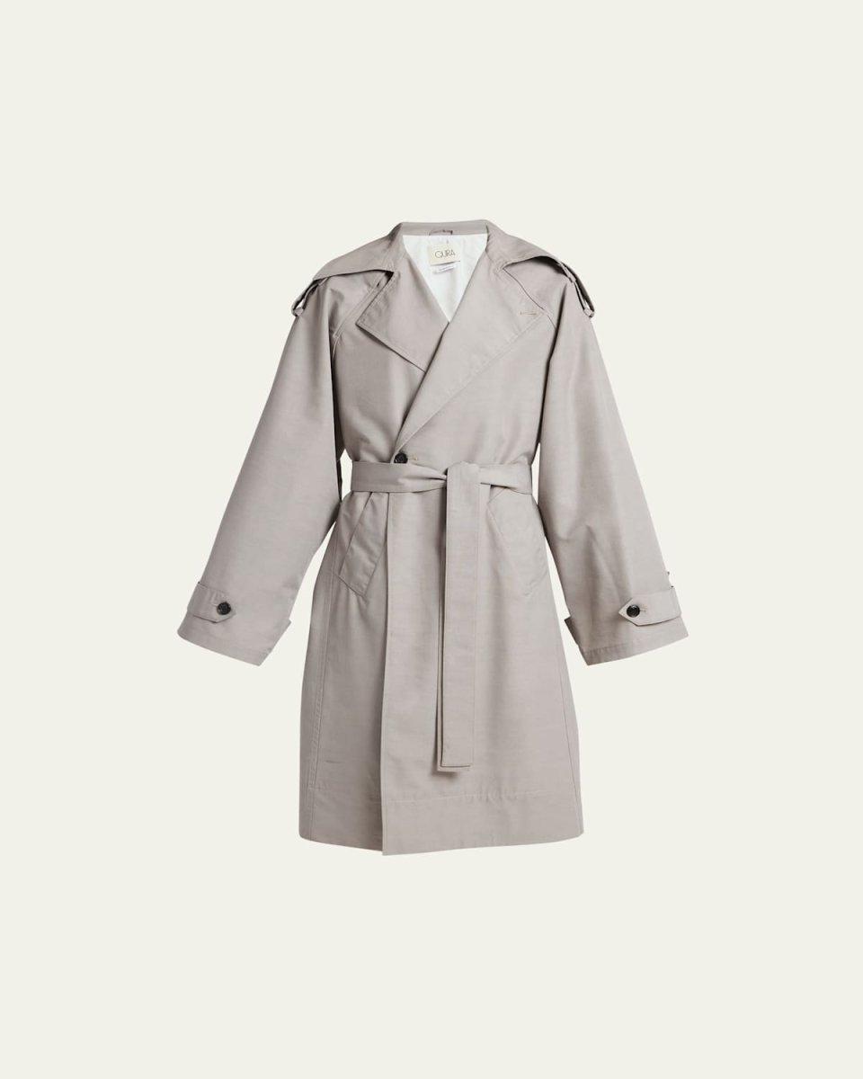 Oversized Belted Trench Coat