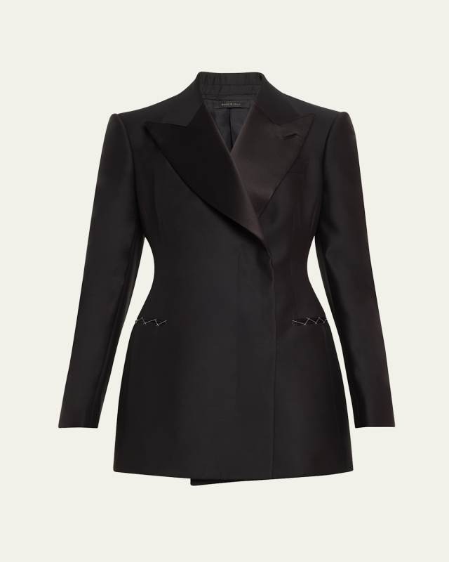 Flaminia Double-Breasted Smoking Jacket