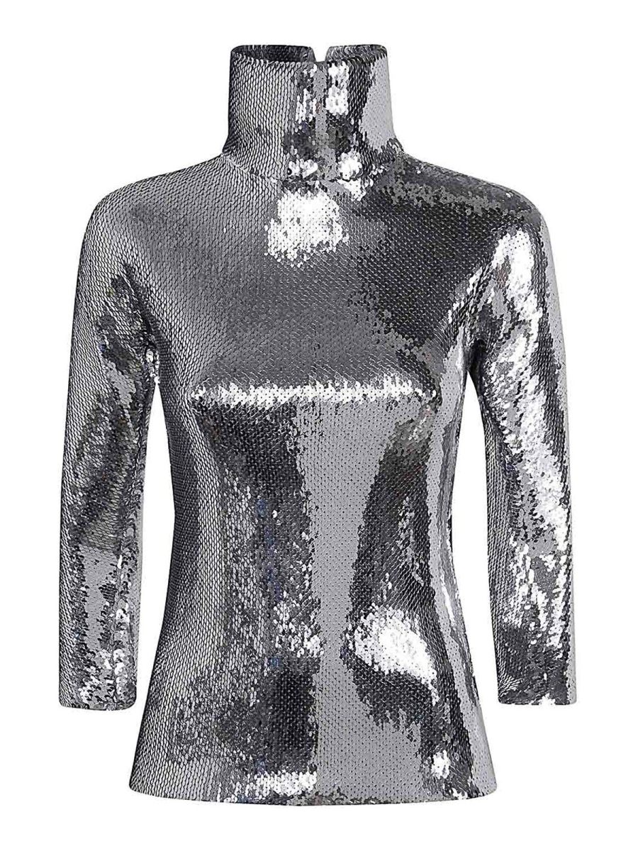 N°21 Pull Col Rond - Argent