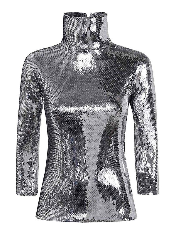 N°21 Pull Col Rond - Argent