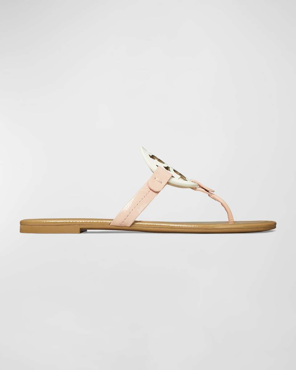 Miller Glossy Logo Thong Sandals