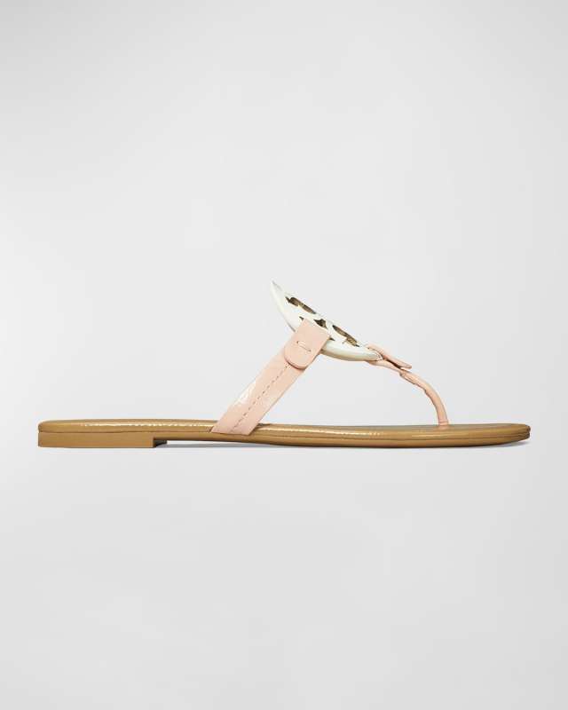 Miller Glossy Logo Thong Sandals